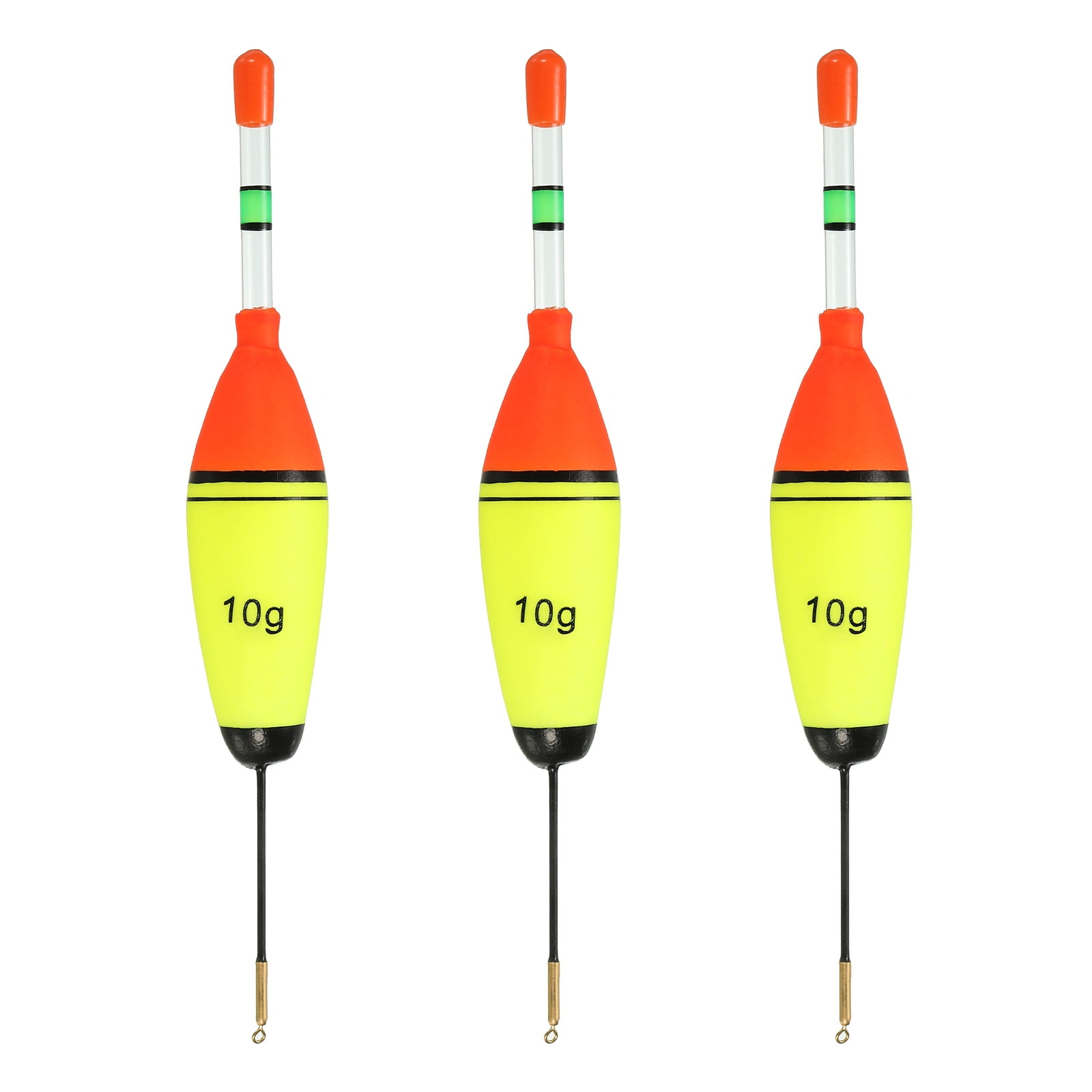 0.35oz Fishing Glowing Bobbers with Swivel EVA Fishing Float without Glow Sticks, 3 Pack