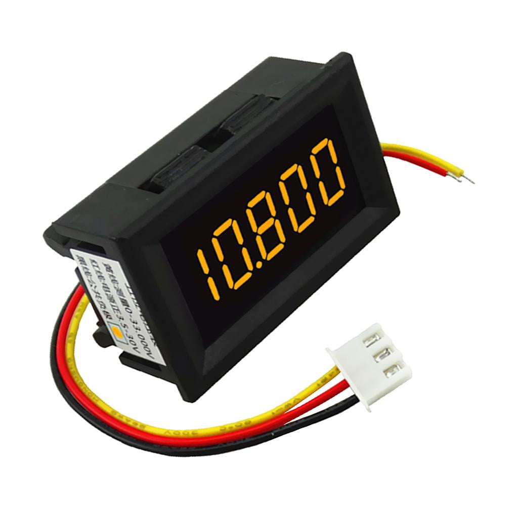 Dc 0-33V 0,36″ Digitális Voltmérő Három Vezetékek 5 Jegyű Feszültség