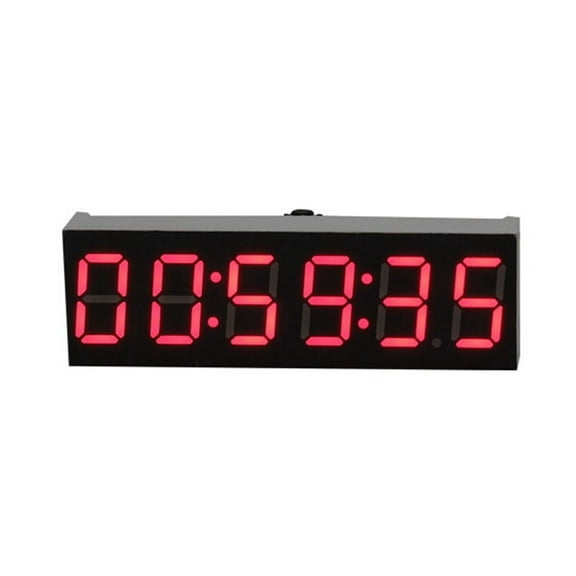 0.36 Inch 6-Bit Clock LED Digital Electronic Clock W Second Display Module Power Memory Brightness Adjustment -C