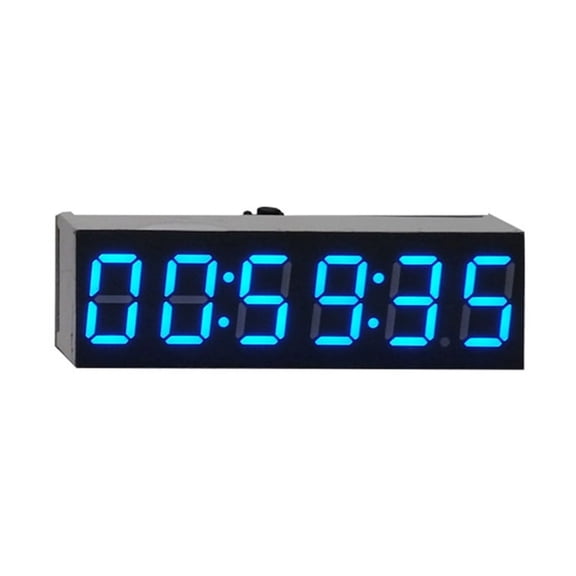 0.36 Inch 6-Bit Clock LED Digital Electronic W Second Display Module Power Off Memory Brightness Adjustment -B