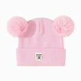 thumbnail image 1 of 0-36 Months Baby Toddler Beanie Cuffed Beanie Warm Knit Cute Hat with Pom-Pom for Boys Girls Baby Beanies Hat, 1 of 6