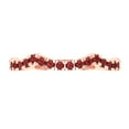 thumbnail image 1 of 0.36 ct Brilliant Round Cut Natural Garnet 14k Rose Gold Stackable Band size 8.75, 1 of 6