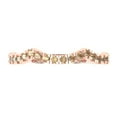 thumbnail image 1 of 0.36 ctw Wedding Band for Women - 14K White/Rose Gold Yellow Moissanite Stackable Eternity Ring, 1 of 6