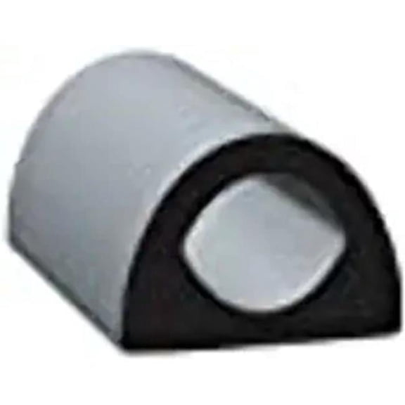 0.360 x 0.5 in. EPDM Slide-Out D-Seal with H2 Blk