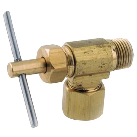 0.37-0.25 in. Brass Needle Valve, Pack of 5