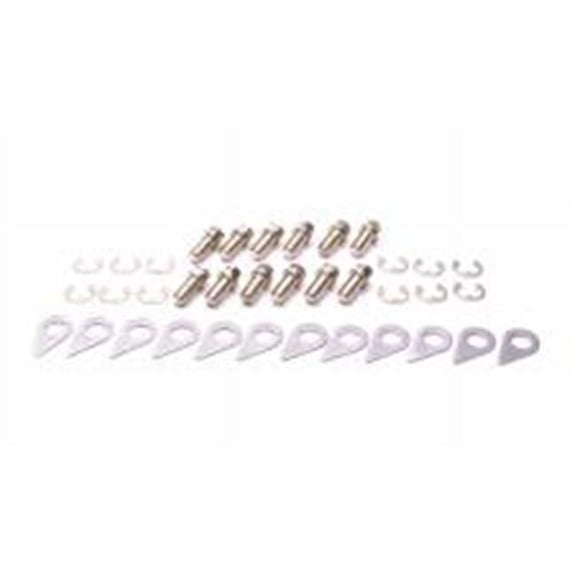 0.37-16 in. Thread 0.75 in. Long Hex Head Locking Header Bolt - Steel