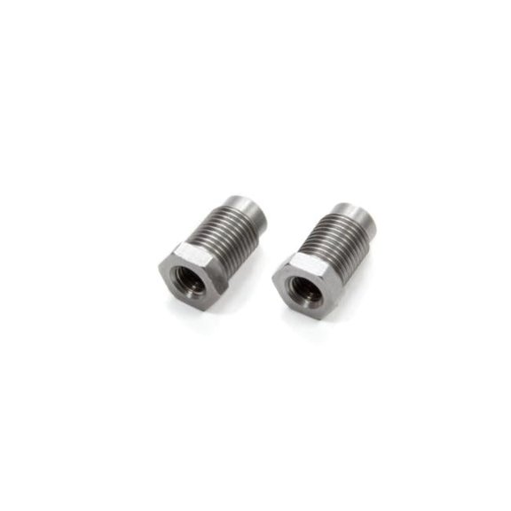 0.37-24 in. Thread Male to 0.25-28 in. Thread Female Aluminum Natural Bushing Fitting