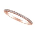 thumbnail image 1 of AFFY 0.37 Carat Round Shape White Natural Diamond Wedding Engagement Ring 18k Solid Rose Gold Ring Size-9, 1 of 1