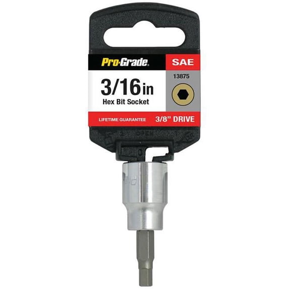 0.37 Drive x 0.18 in. Hex Bit Socket