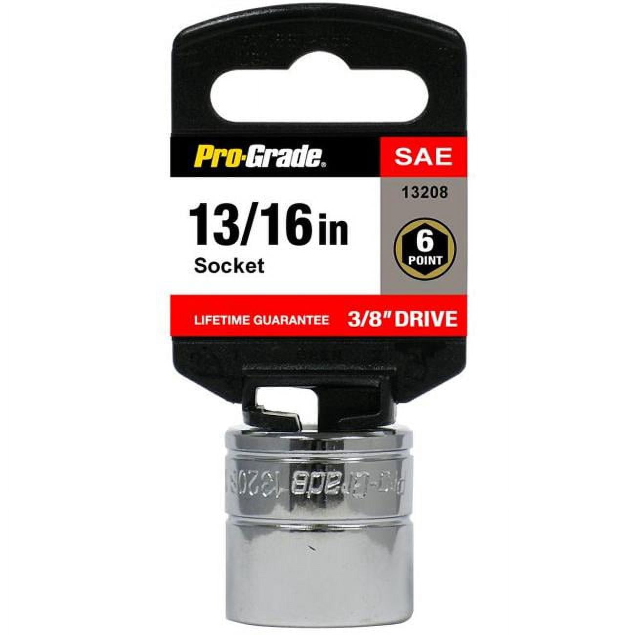 0.37 Drive x 0.81 in. 6 Point Socket - Walmart.com