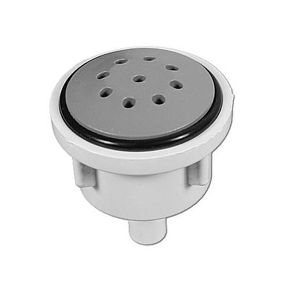 0.37 in. Barb Top-Flo Straight Body Air Injector, Gray