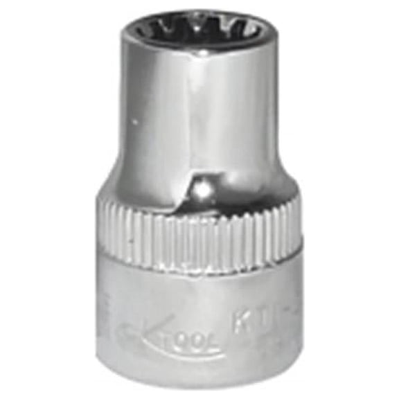 0.37 in. Drive Chrome Spline Socket - 0.43 in.