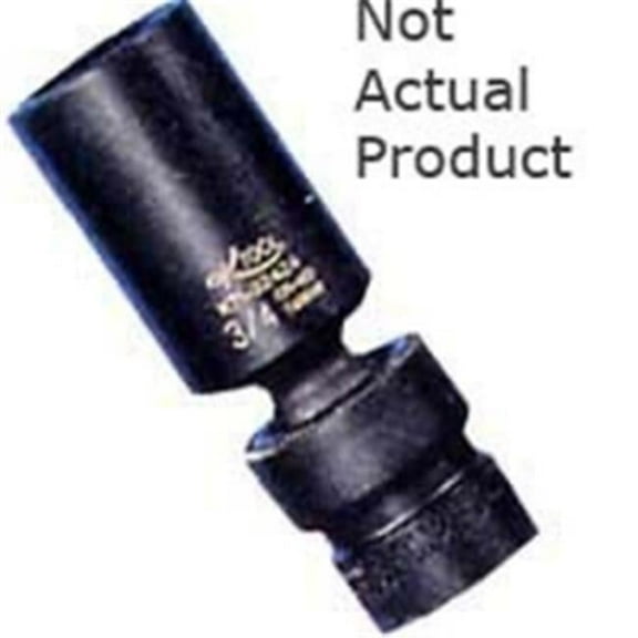 0.37 in. Drive Swivel 6 Point Deep Impact Socket, 11 mm