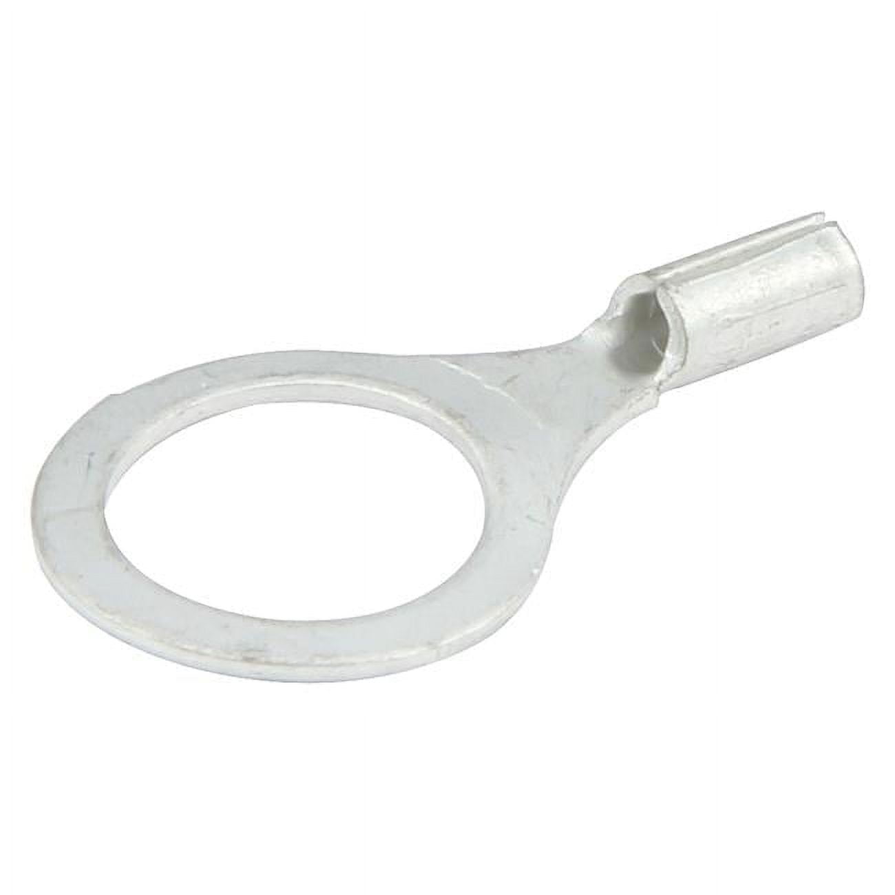 0.37 in. Hole 22-18 Gauge Non-Insulated Ring Terminal - Pack of 20