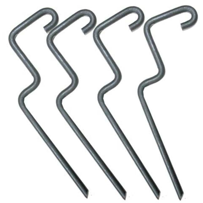 0.37 in. Rolled Steel Stake, Pack of 4