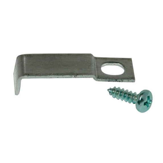0.37 in. Silver Screen Clip, Aluminum