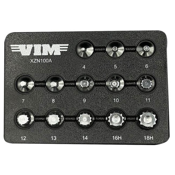 0.37 in. XZN Driver Set - 13 Piece