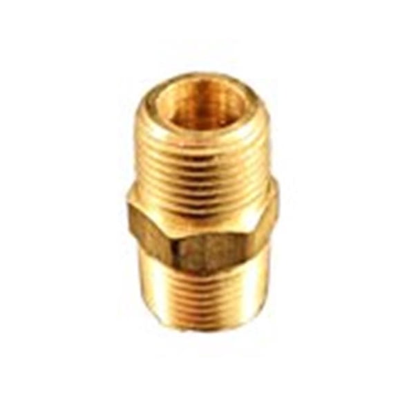 0.37 in. x 0.37 in. MNPT Hex Nipple Hose Fitting