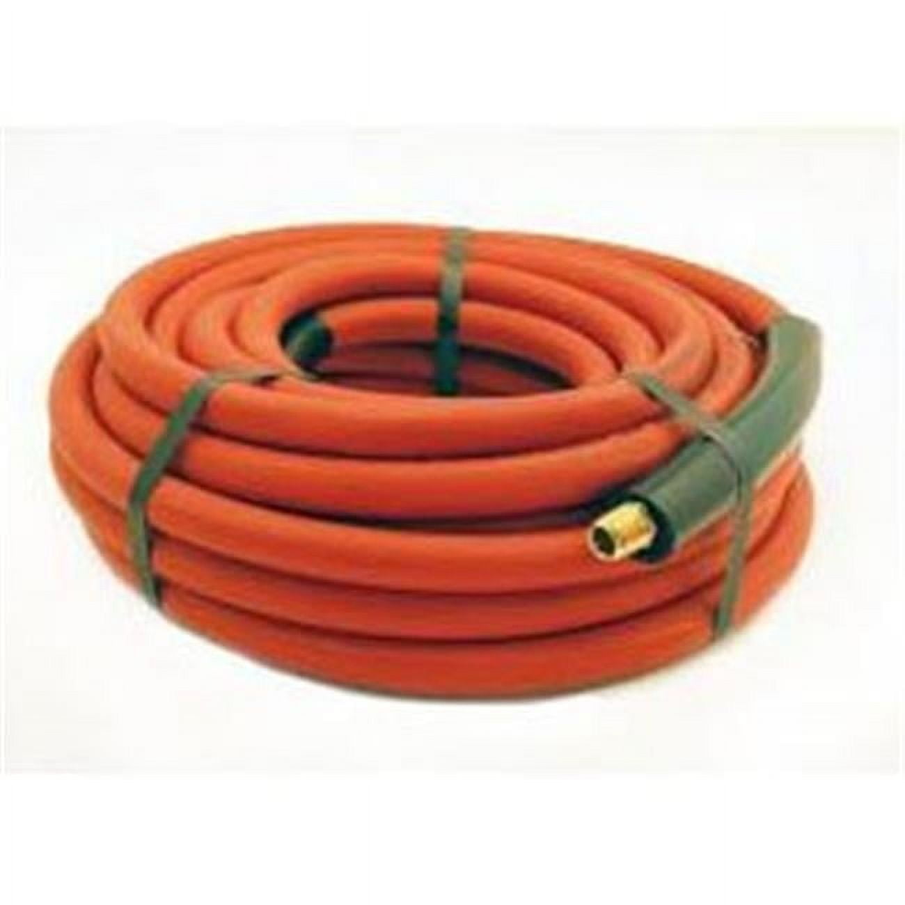 0.37 in. x 25 ft. Domestic Red Rubber Air Hose
