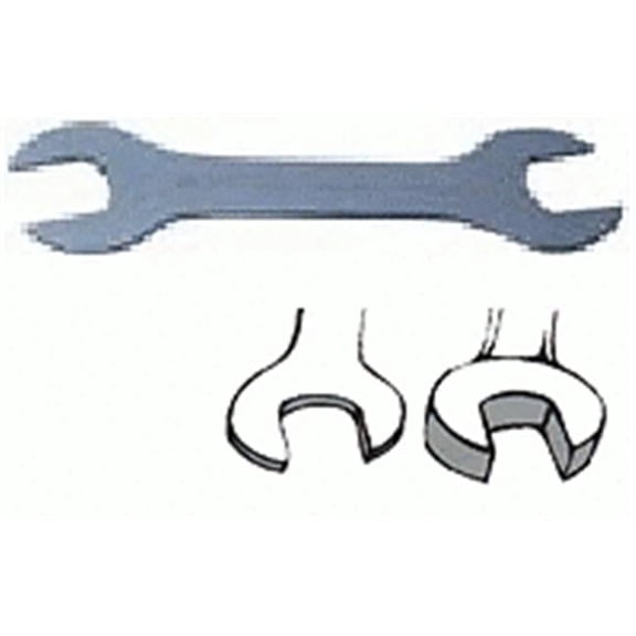 0.37 x 0.43 in. Thin Wrench