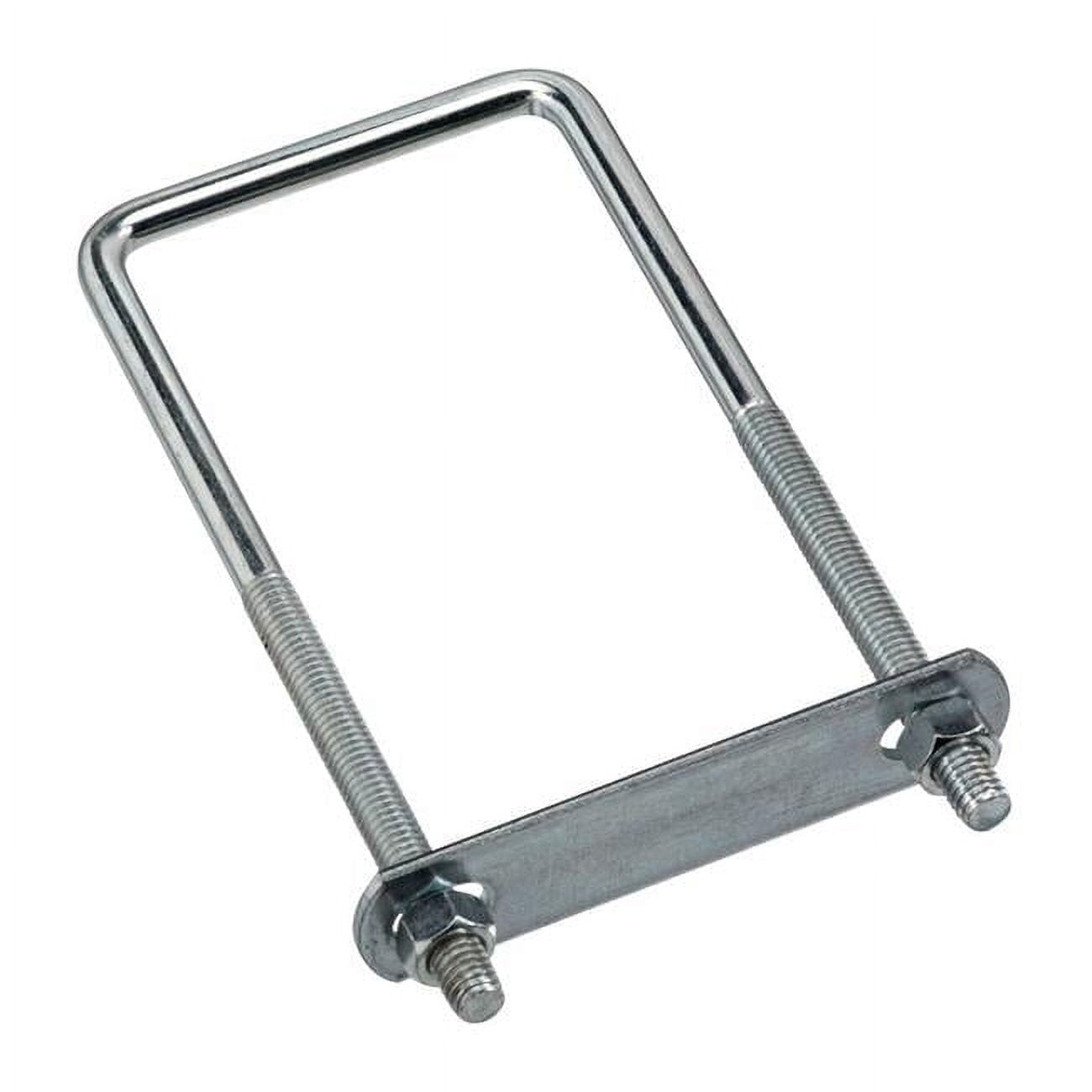 0.37 x 3 x 7 in. Steel Square U-Bolt