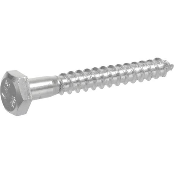 0.37 x 4.5 in. Hex Lag Screw - 50 Count