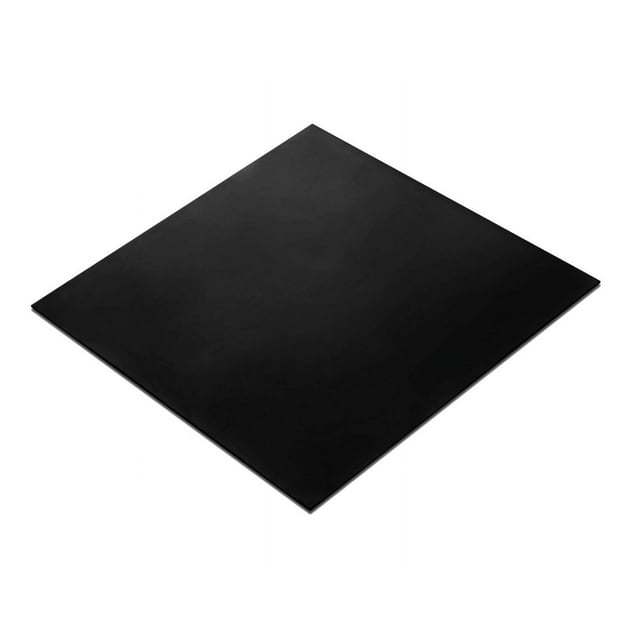 (0.375 In.) Thick Black Viton FKM Fluoroelastomer Rubber Sheet D2000