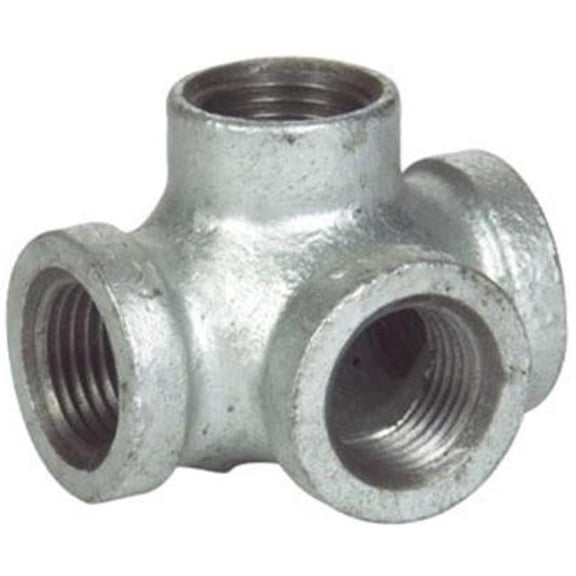 0.375 in. 5Way Cross Side Outlt Pipe