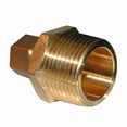 thumbnail image 1 of 0.375 in. Compression x 0.75 in. Male Pipe Thread Brass Adapter, 1 of 1