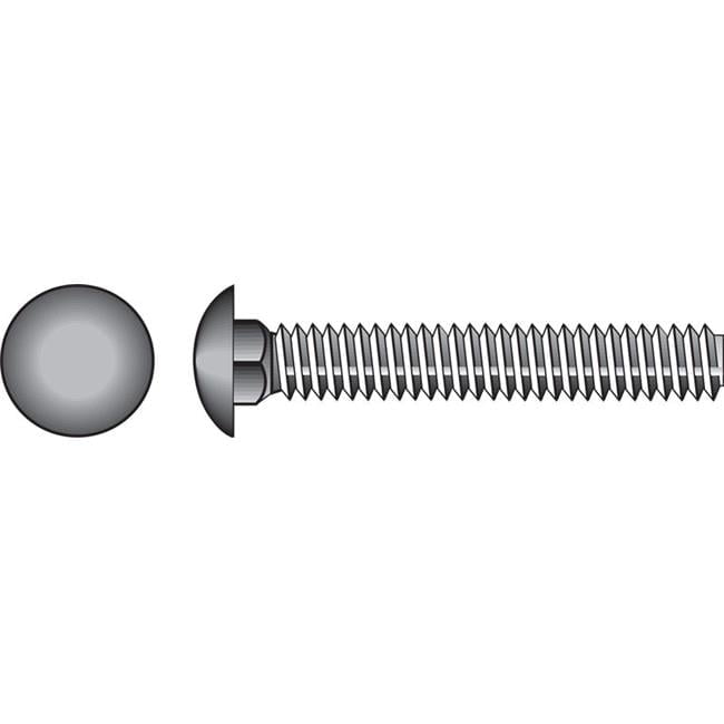 Hillman 1/2 in. X 5-1/2 in. L Hot Dipped Galvanized Steel Carriage Bolt 25 pk Hillman 1/2 in. X 5-1/2 in. L Hot Dipped Galvanized Steel Carriage Bolt 25 pk
