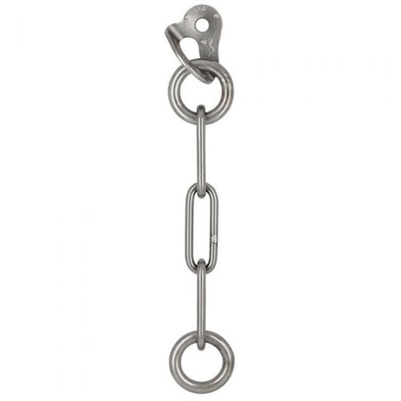 0.375 in. Hanger, Chain & Ring, Stainless Steel