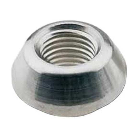 0.375 in. NPT Weld-On Bung with 0.75 in. Step Aluminum, Natural