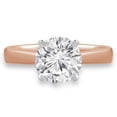 thumbnail image 1 of 0.38 CT Round Diamond Solitaire Engagement Ring in 14K Rose Gold - Size 3.25, 1 of 1