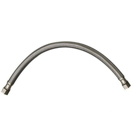 0.38 Compression x 0.38 in. Compression Stainless Steel EZ Faucet Supply Tube - 12 in.