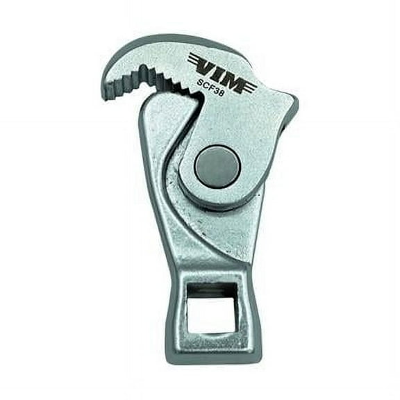 0.38 in. Drive Spring-Loaded Crowfoot Wrench, Silver