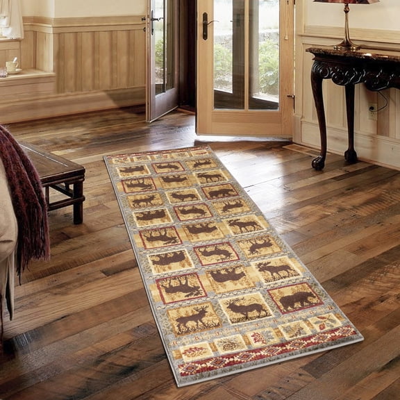 0.39 in. Thick Blue Rug - Durable Construction - Home High Traffic Areas - Kid & Pet Friendly