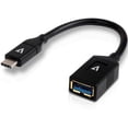 thumbnail image 1 of 0.3FT BLACK M/F USBC TO USB3.1 ADAPT, 1 of 4