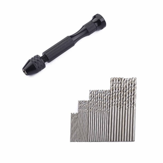 0.3mm - 3.2mm Micro Aluminum Portable Handheld Drill Diy Pcb Mini Electric Hand Drill for Pcb, Handicraft, Jewelry, Clock and Watch Making Kit