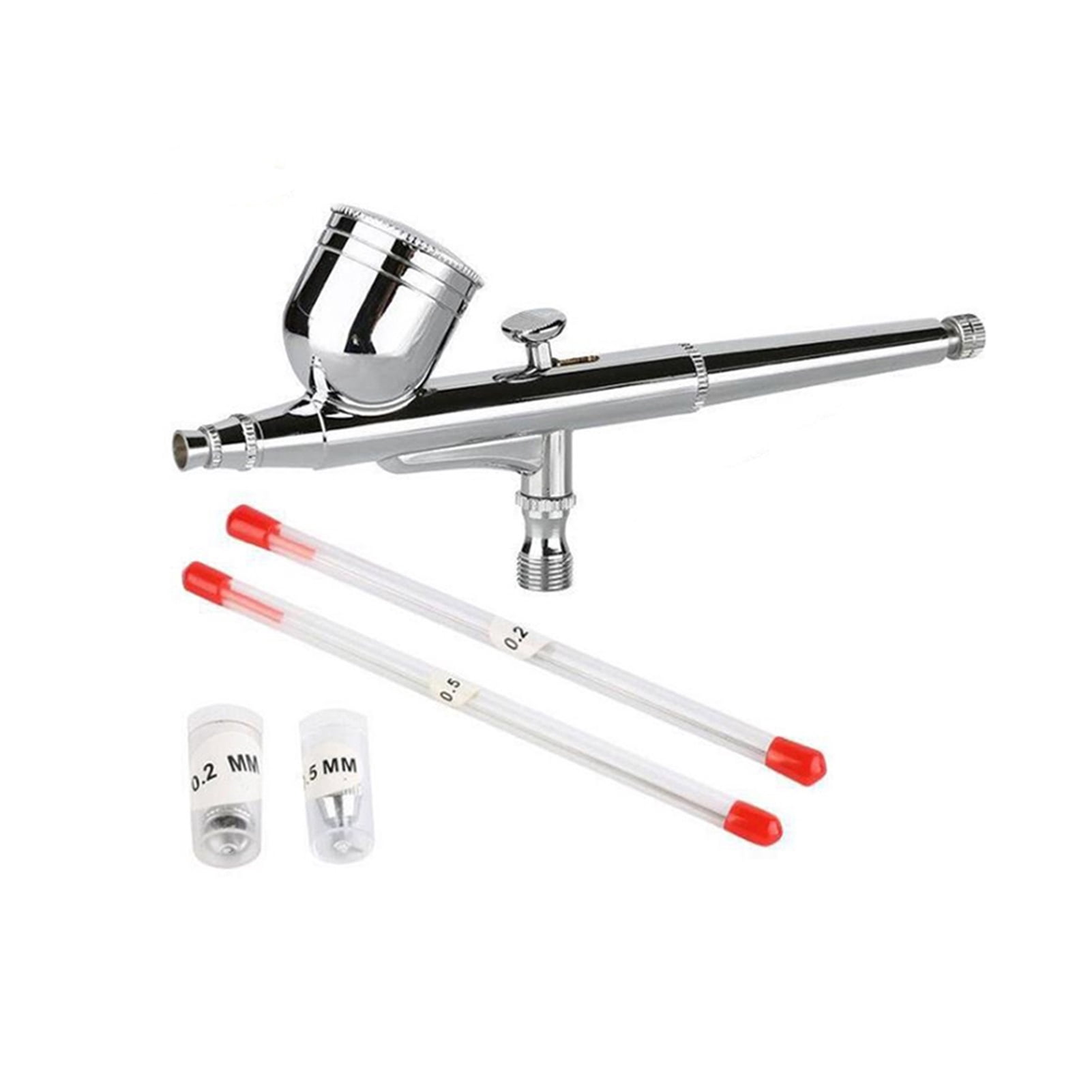 0.3mm Airbrush With 0.2mm 0.5mm Nozzle Needle Dual Action Spray Gun Accessories Cake Decorating Paint Model DIY Tattoo Air Brush ,Versatile applications