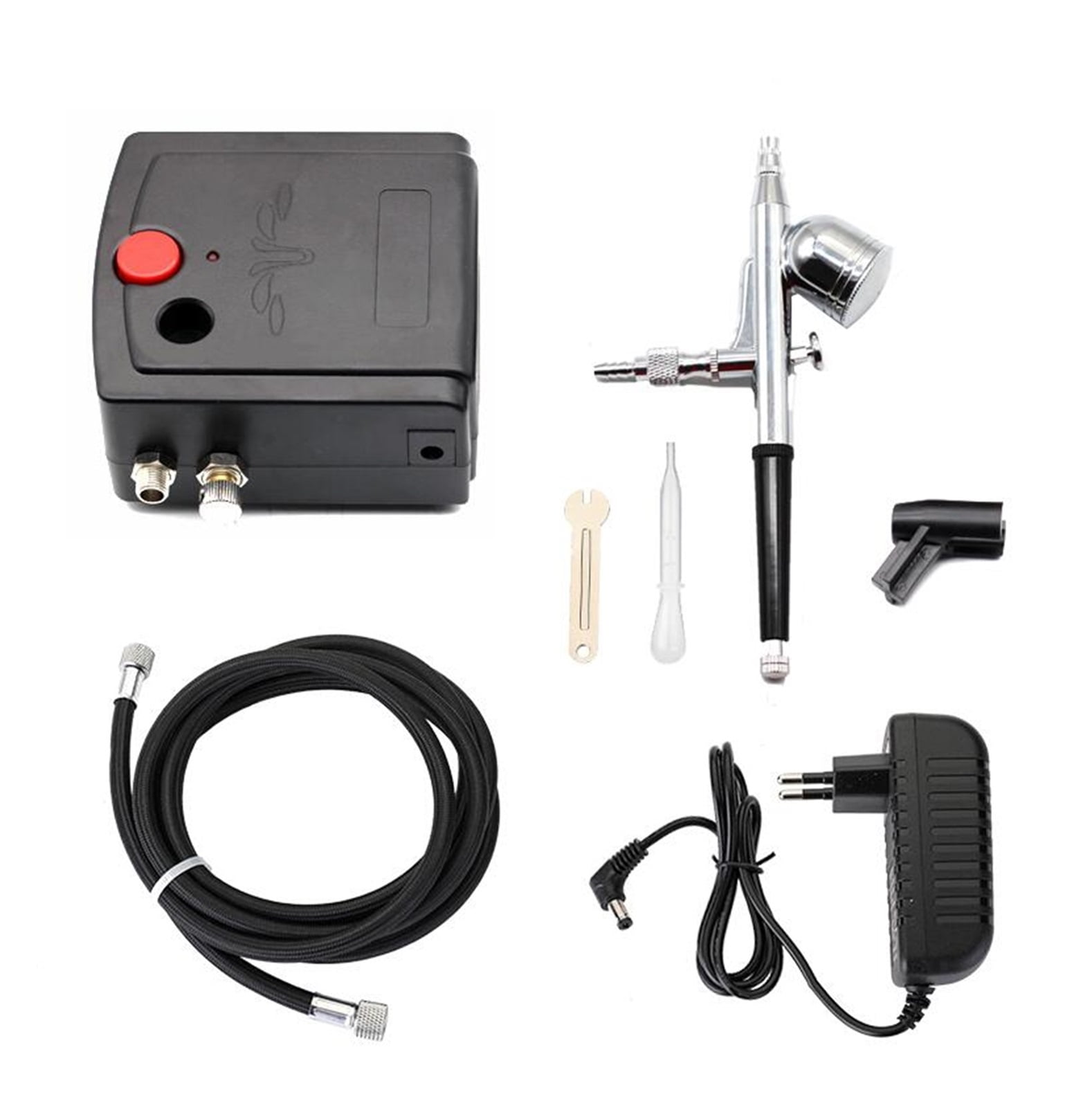 0.3mm Airbrush Paint Airbrush Compressor Air Brush Spray Gun Sprayer Pen Kit Makeup Airbrush Cake Needle Body Paint Nail Tattoo