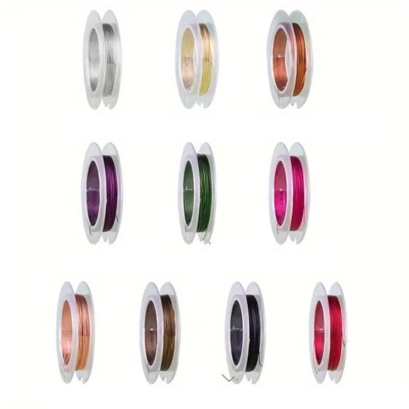 0.3mm DIYs Copper Wire for Crafts Making Finding Copper Thread Bracelet Necklace Jewelry Beading Rope for Jewelry Craft