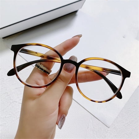 0~-4.0 Unisex Women Fashion Radiation Protection Computer Goggles Optical Spectacles Eyewear Myopia Glasses Nearsighted Eyeglasses DARK BROWN STRENGTH 300
