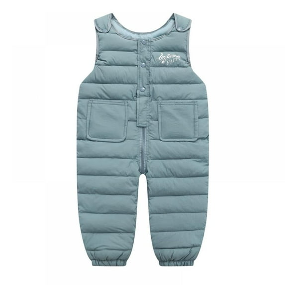 0-4 Years Toddler Girls Boys Snow Pants Baby Winter Clothes Snowsuit Overalls