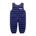 thumbnail image 1 of 0-4 Years Unisex Boys Girls Ski Snow Bib Overall Jumpsuit Snowsuit, 1 of 4