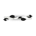 thumbnail image 1 of 0.4 ctw Wedding Band for Women - 14K White Gold Natural Onyx Stackable Eternity Ring, 1 of 6