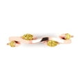 thumbnail image 1 of 0.4 ctw Wedding Band for Women - 18K Rose Gold Simulated Yellow Diamond Stackable Eternity Ring, 1 of 6