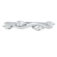 thumbnail image 1 of 0.4 ctw Wedding Band for Women - 18K White Gold Moissanite Stackable Eternity Ring, 1 of 5