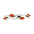 thumbnail image 1 of 0.4 ctw Wedding Band for Women - 18K White Gold Simulated Red Diamond Stackable Eternity Ring, 1 of 6
