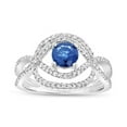 thumbnail image 1 of 0.40 CTW Diamond & Sapphire Fashions Ring, 14K Gold - Size 8, 1 of 1