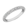thumbnail image 1 of 0.40 Ct Round Cut Natural Diamond Stylish Eternity Band for Anniversary Solid 950 Platinum Size 4, 1 of 8